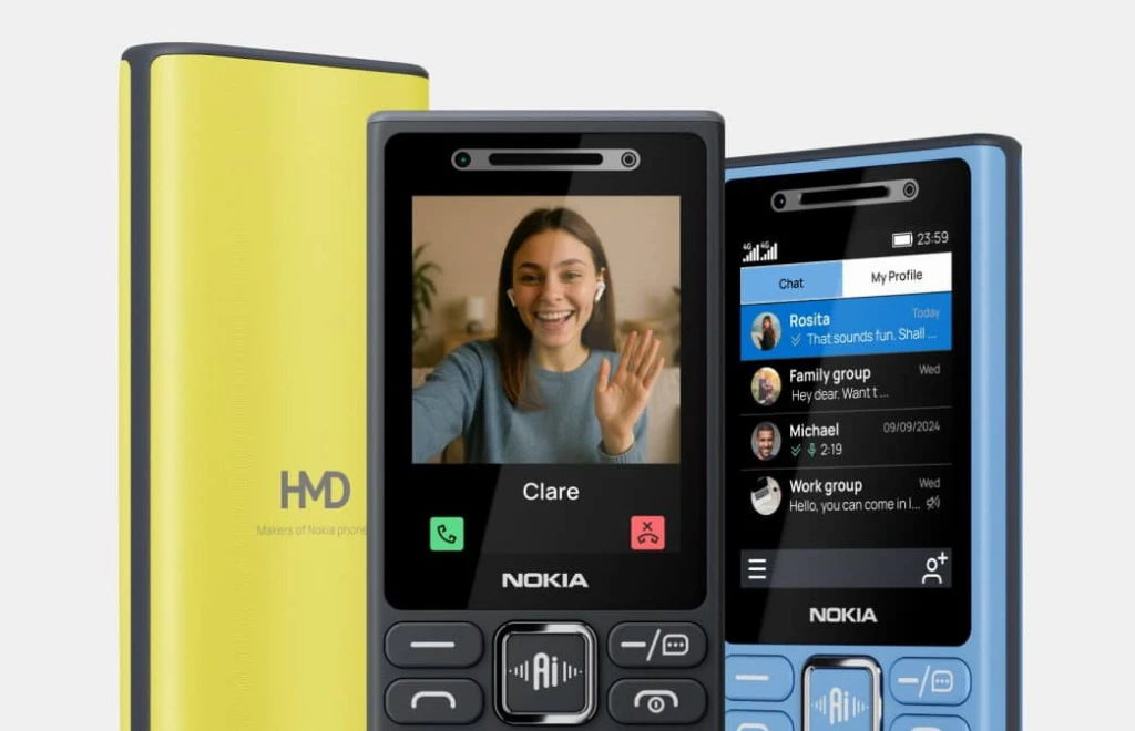 HMD представила чотири нові кнопкові телефони Nokia з ШІ: голосовий помічник, відеодзвінки та USB-C